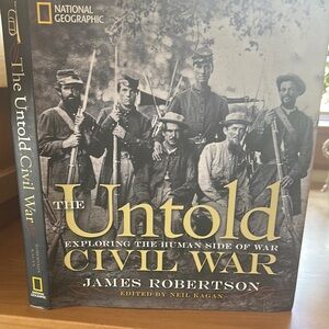 National Geographic The Untold Civil War Book - Black and Gold Cover